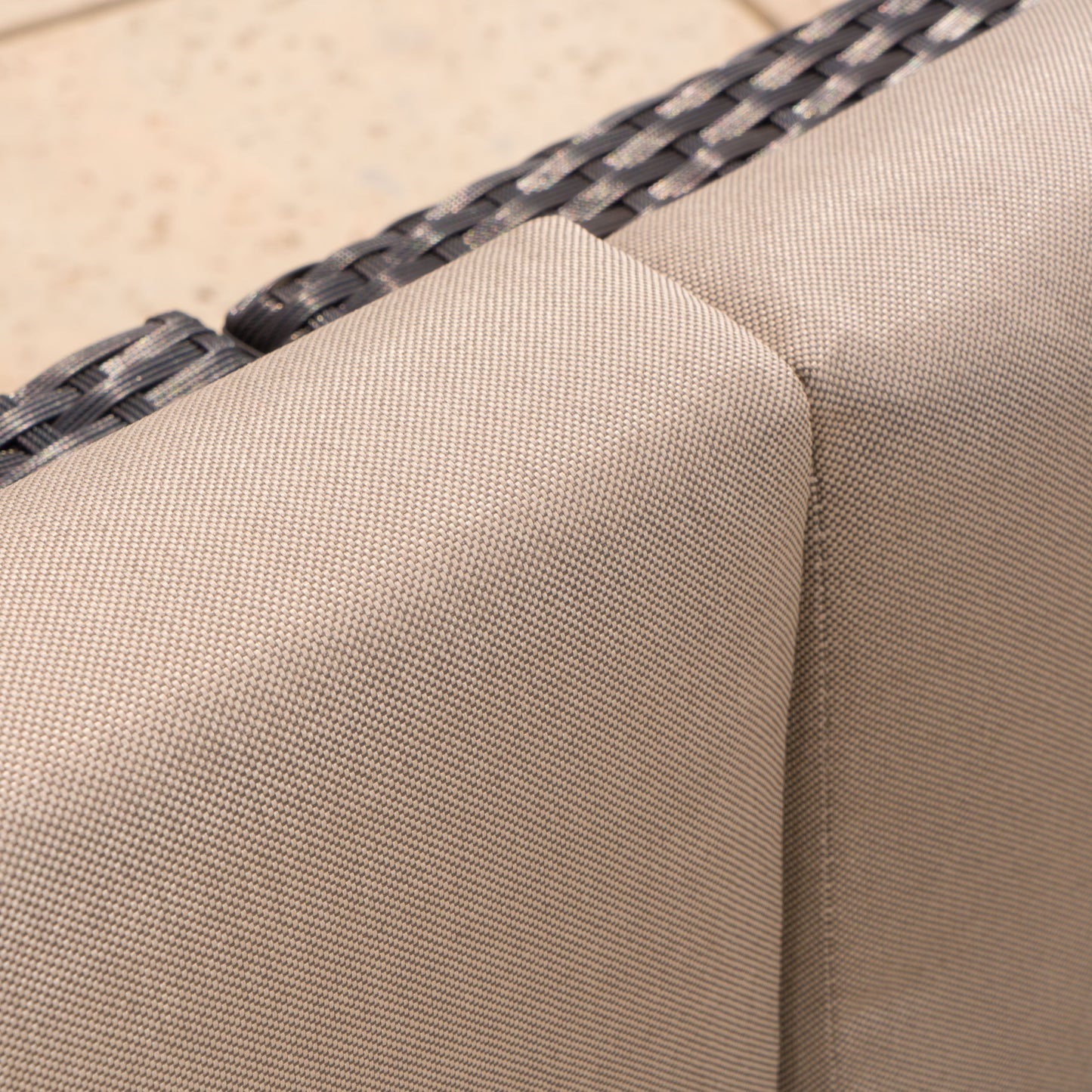Valona Outdoor Wicker V Shaped Sectional Sofa Set
