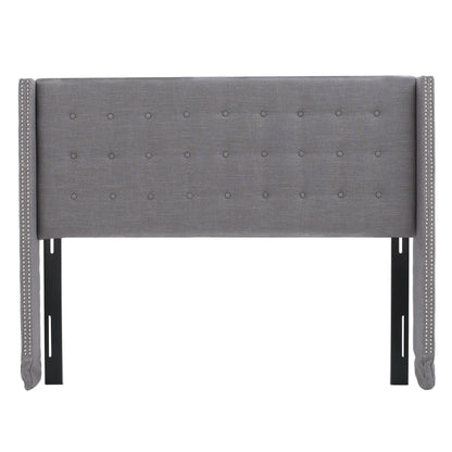 Josephine Contemporary Upholstered Queen Headboard w/ Button Tufting