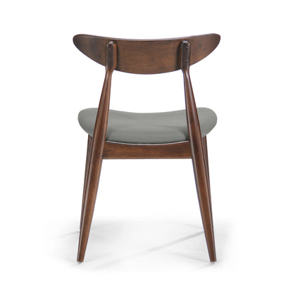 Issaic Mid-Century Modern Design Wood Dining Chairs (Set of 2)