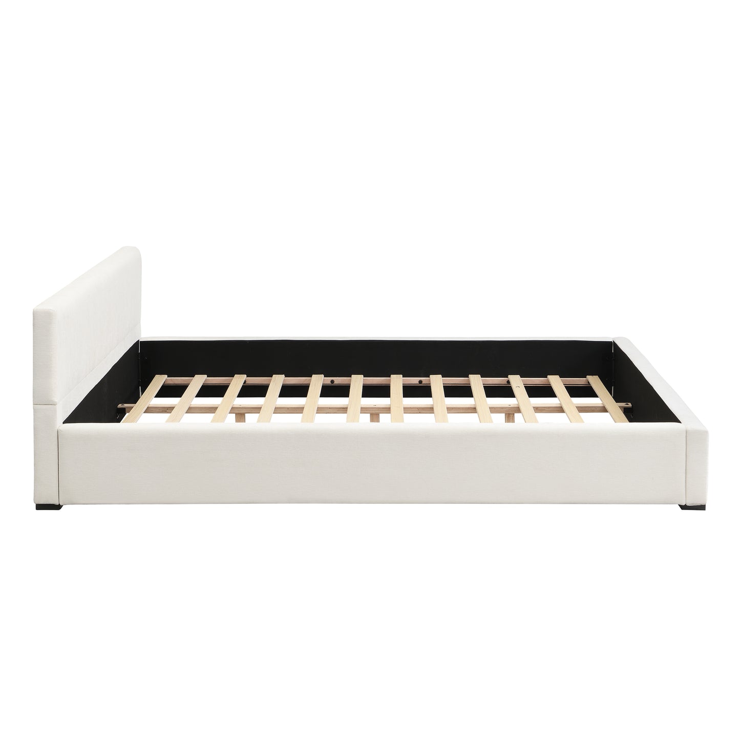 Oravionis Modern Nordic Design Elegant Beige Wide-edge Bed