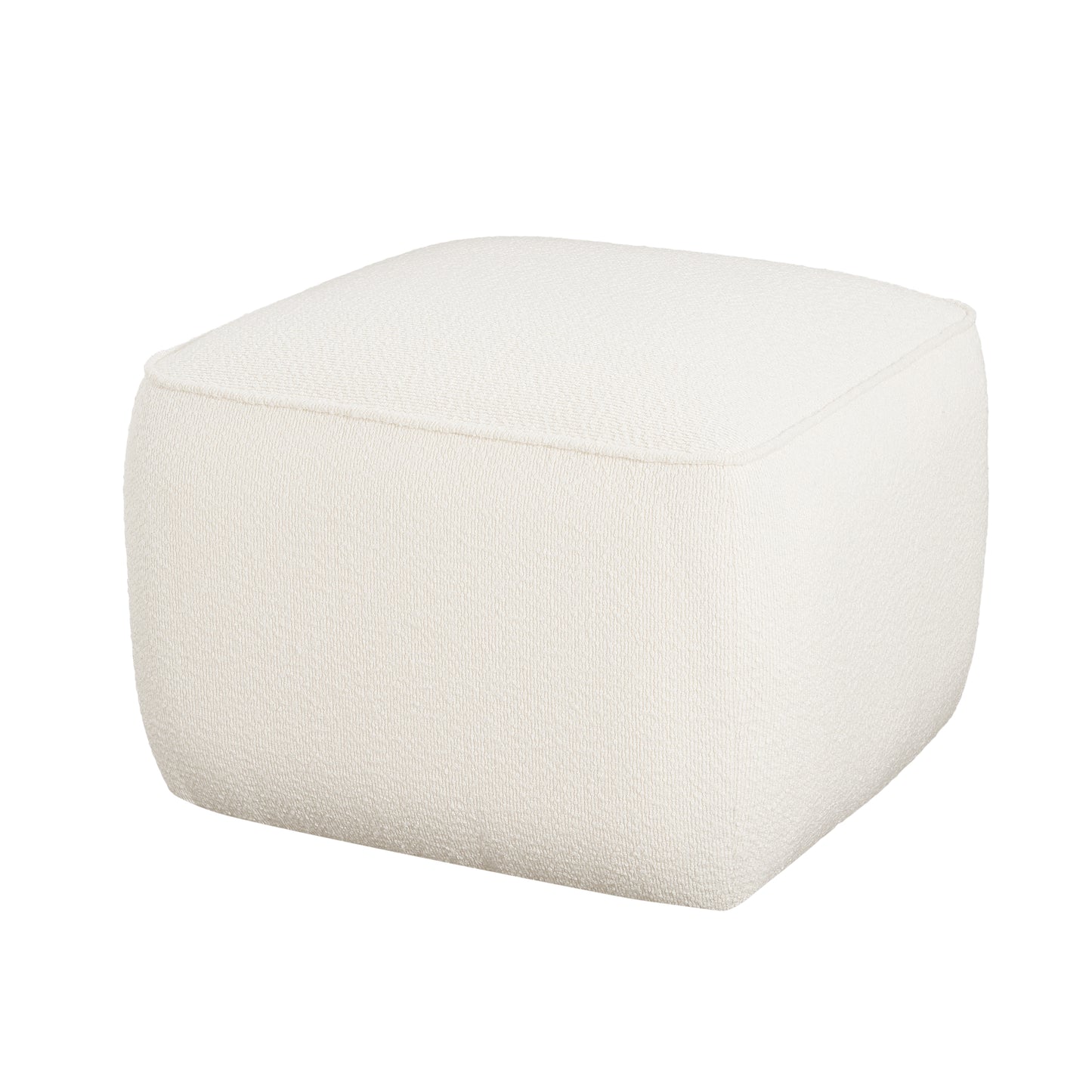 Cassian Upholstered Square PU Leather Ottoman
