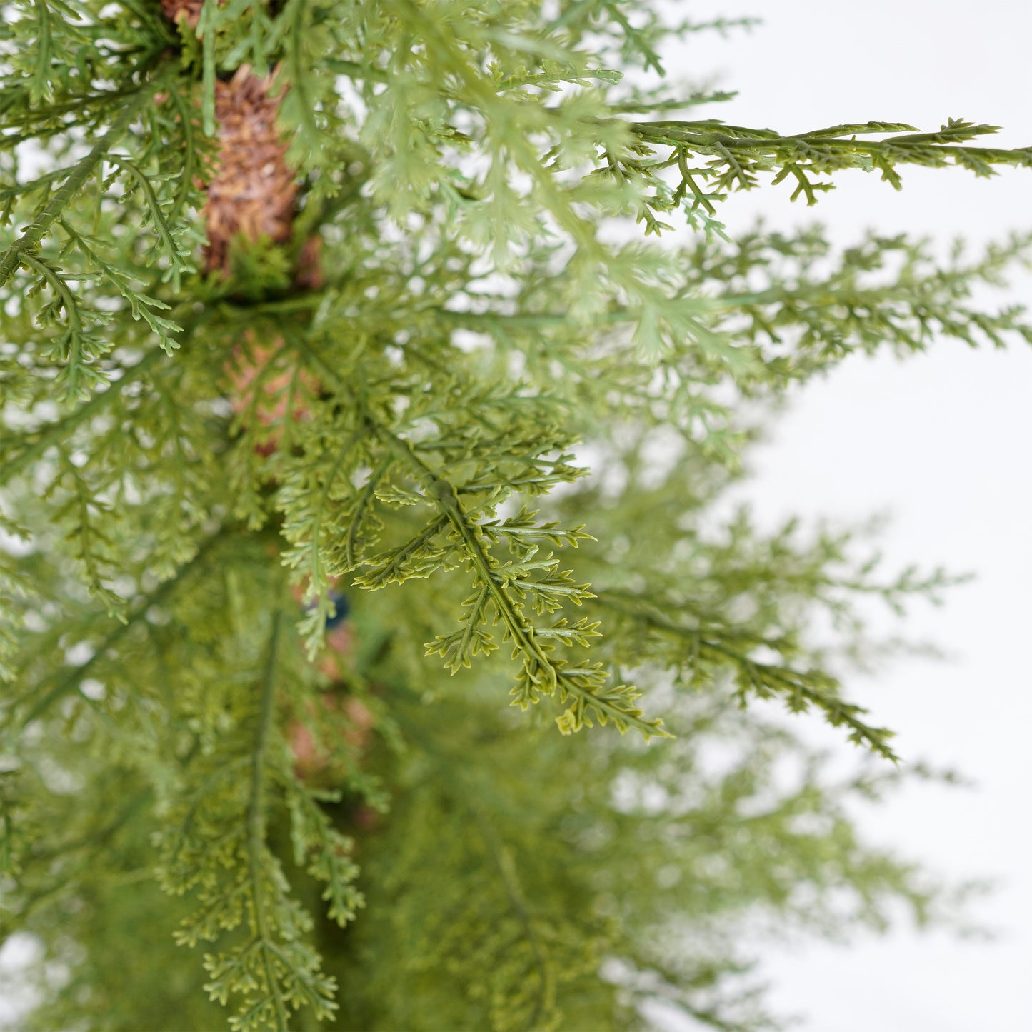 Dorian 4ft Pre-Lit Artificial Christmas 2-Piece with high-quality PE material,Set Easy Assembly,Potted stand