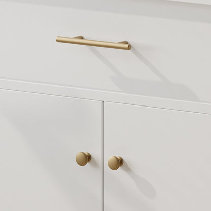 MuKi 31" Bathroom Vanity with Sink, Bathroom Cabinet with Soft Close Doors and Adjustable Shelf