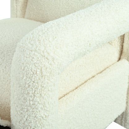 Zuvia Push Back Recliner Armchair Upholstered Recliner Chair Single Sofa