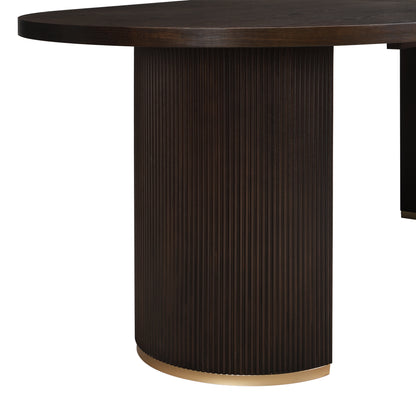 Transear Indoor Oval Dining Table