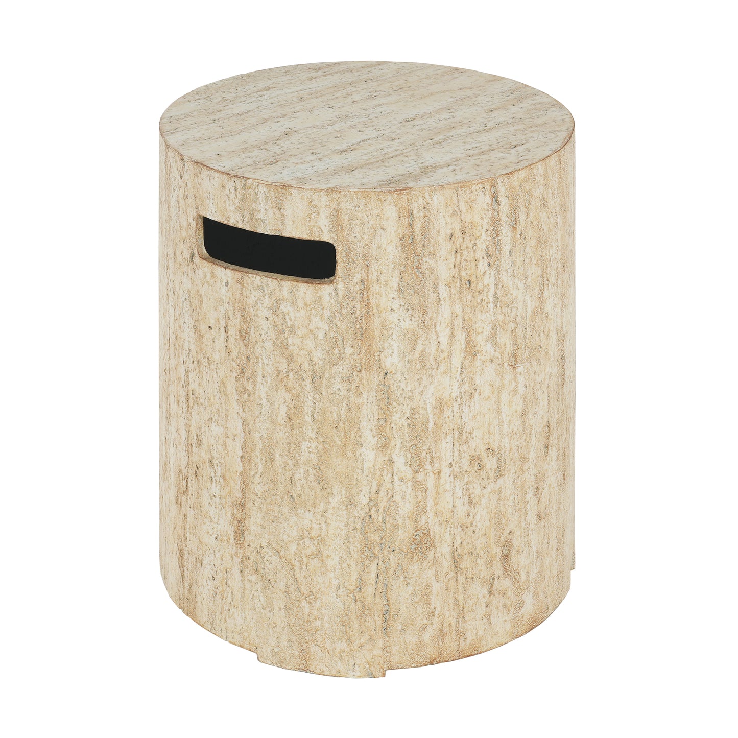 Alarion Outdoor Fire Pit Table Set – 40,000 BTU Propane Fire Pit with Matching Tank Holder