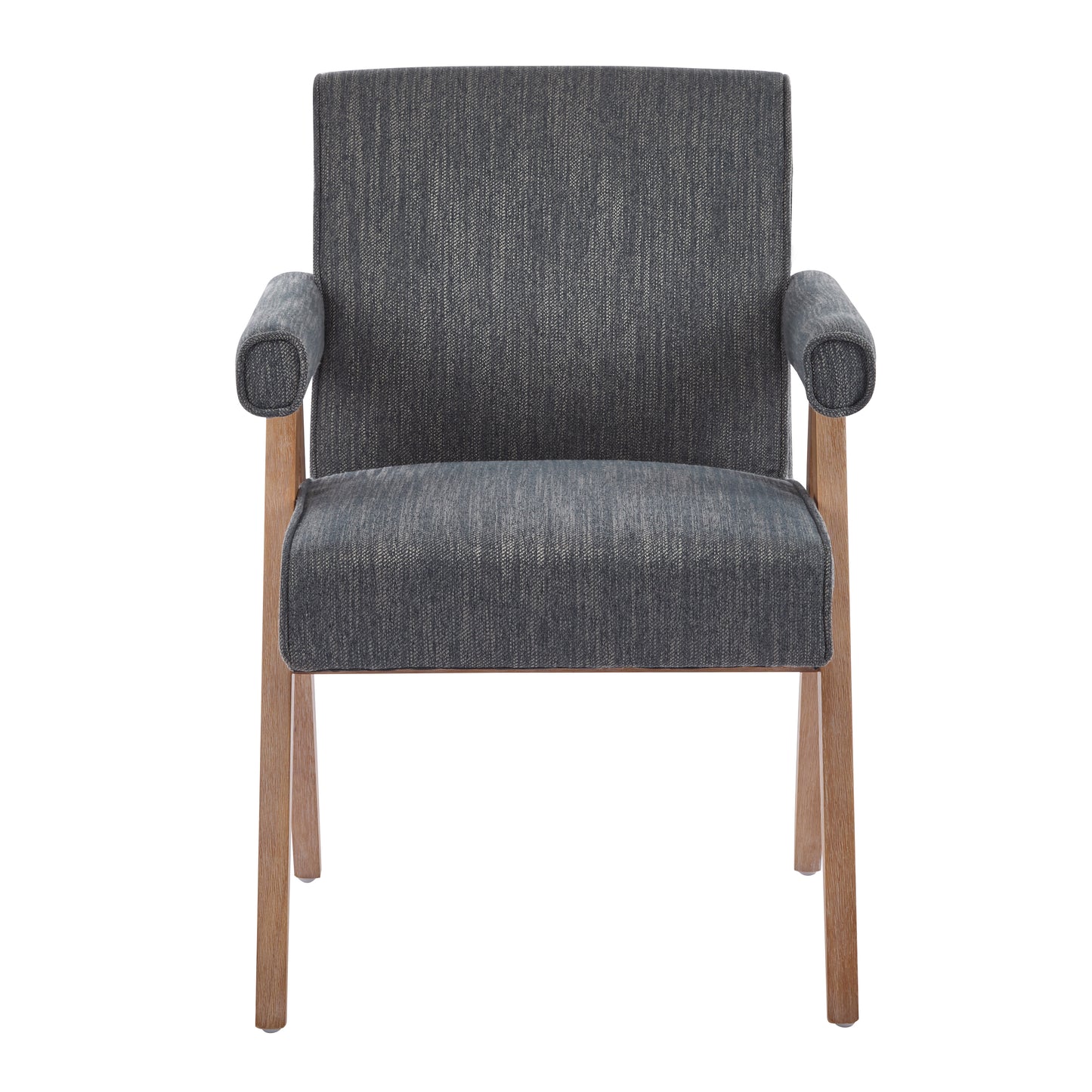 Soliner Indoor Fabric Solid Wood Dining Chair,Set of 2
