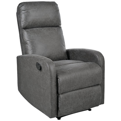 Elarra Modern Recliner Manual Recliner Home Theater Manual Recliner Chair with Adjustable Backrest