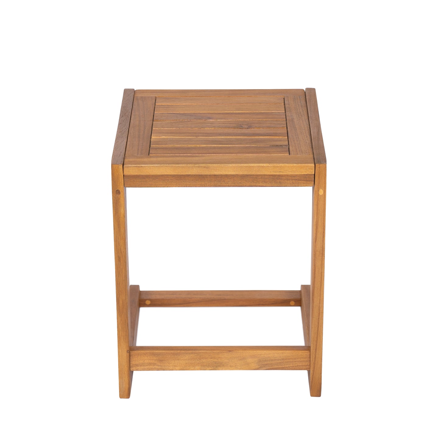 Ashwell C-shaped Acacia Wood Side Table