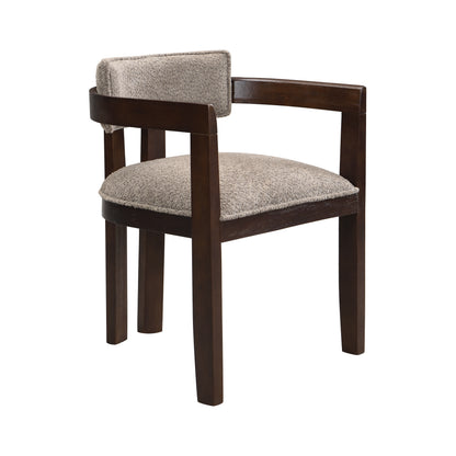 Celestia Modern Upholstered Dining Chairs With Armrest  Set of 2