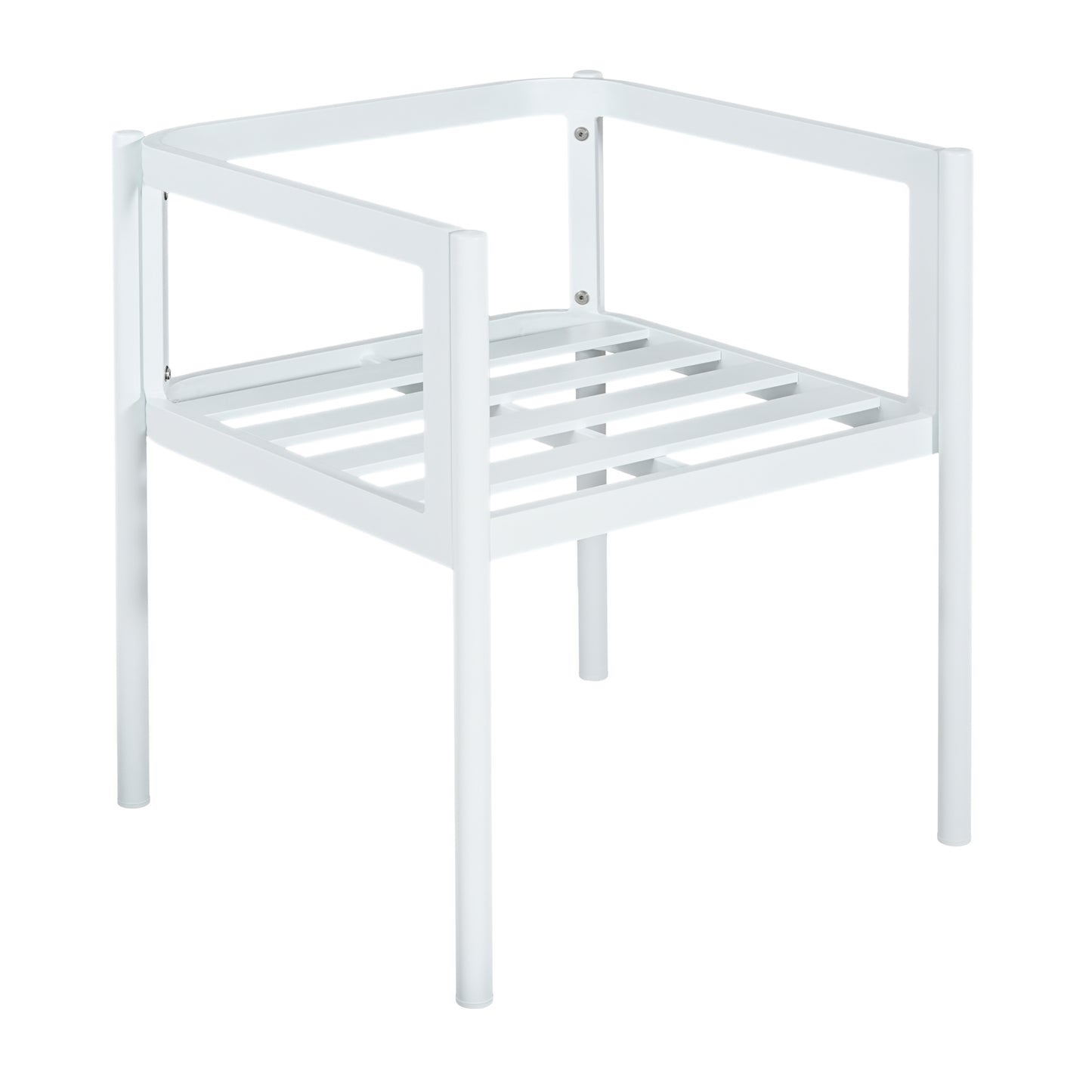 Thorne Outdoor Dining Chair Set of 2, All-Weather Aluminum Frame Patio Chairs with Fabric Cushions, 300lbs Capacity