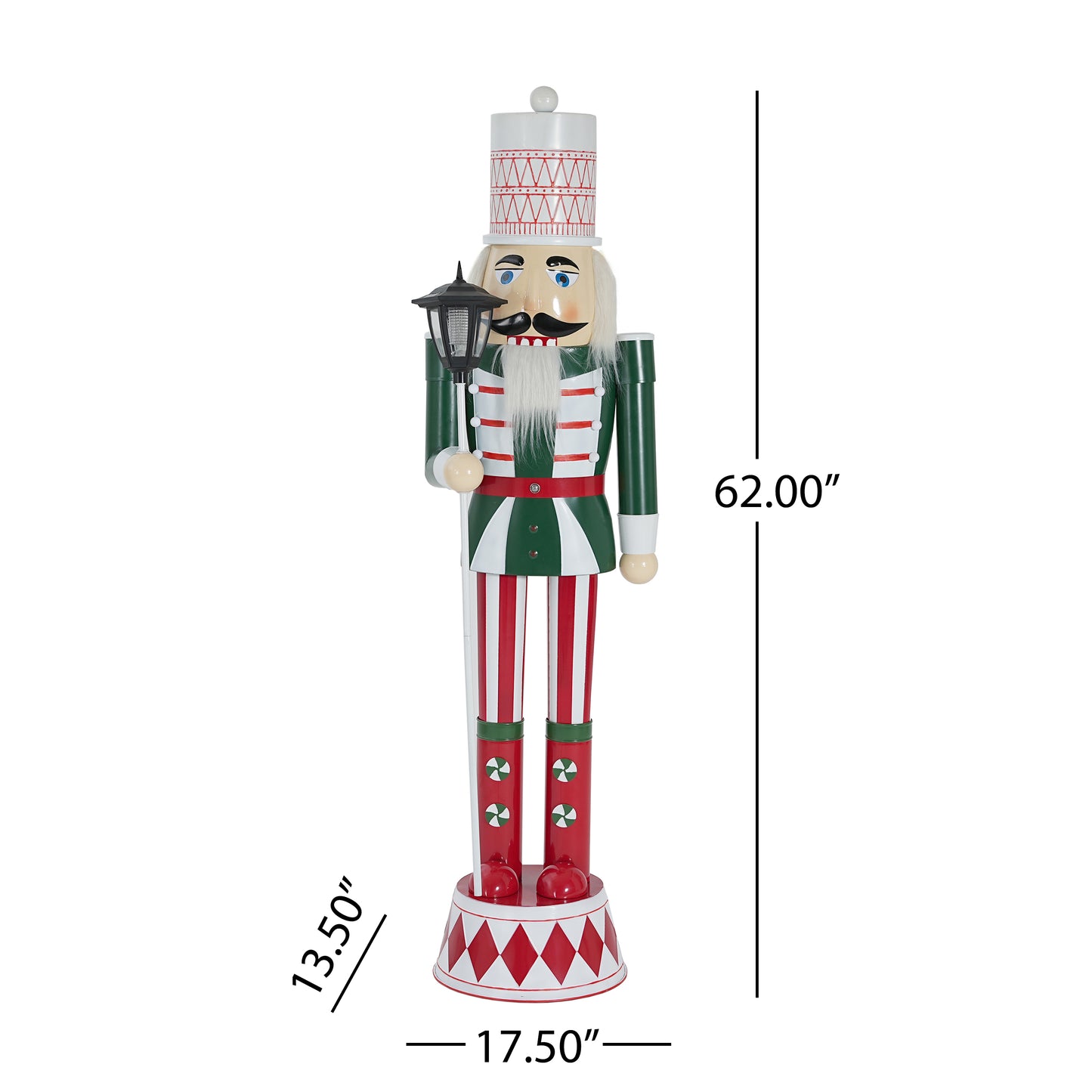 Peregrine Classic Iron Nutcracker for Holiday Decor_B