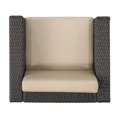 Venice Outdoor Wicker Club Chair (set of 4)