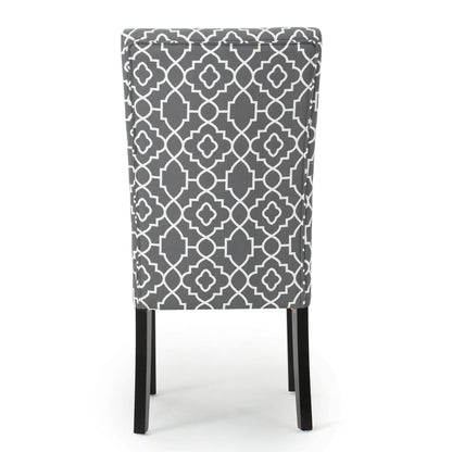 Jericho Quality Crafted Fabric Dining Chair (Set of 2)
