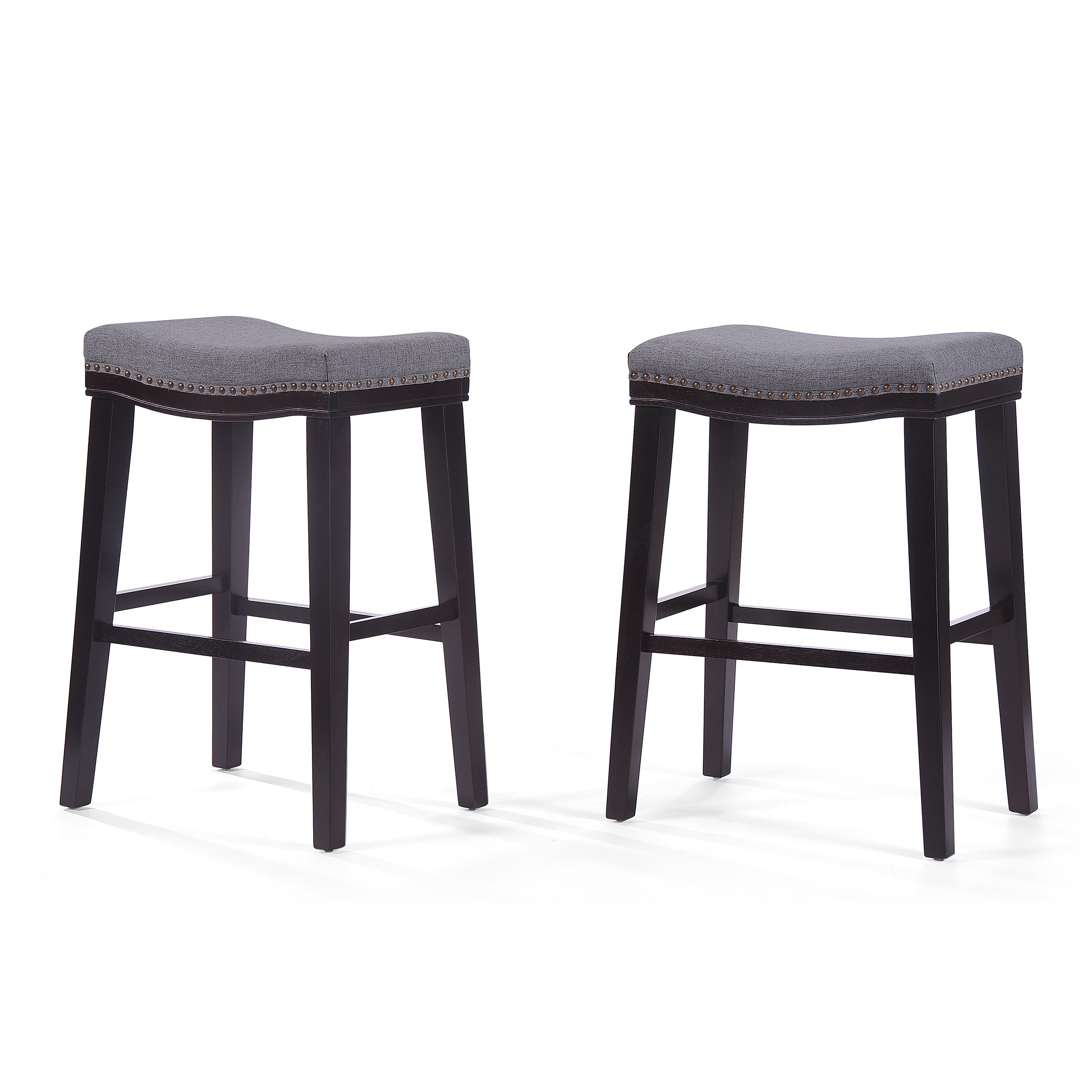 White studded best sale bar stools