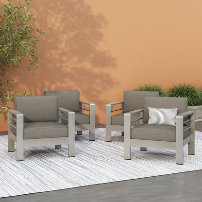 Coral Bay Outdoor Club Chairs w/ Water Resistant Cushions