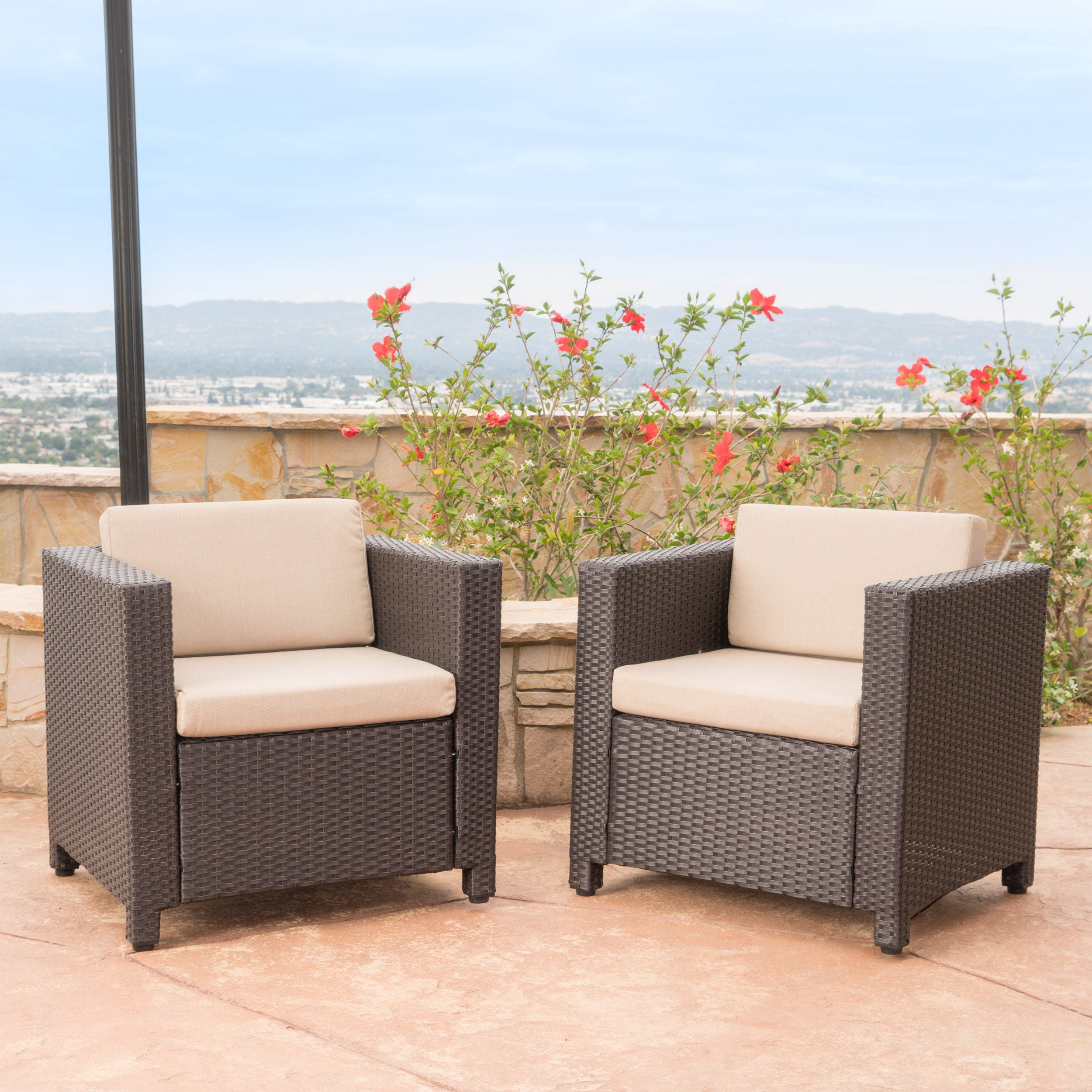 Rattan club 2024 chair outdoor