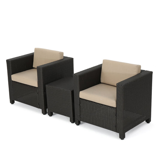 Venice 2-Seater Outdoor Chat Set with Side Table