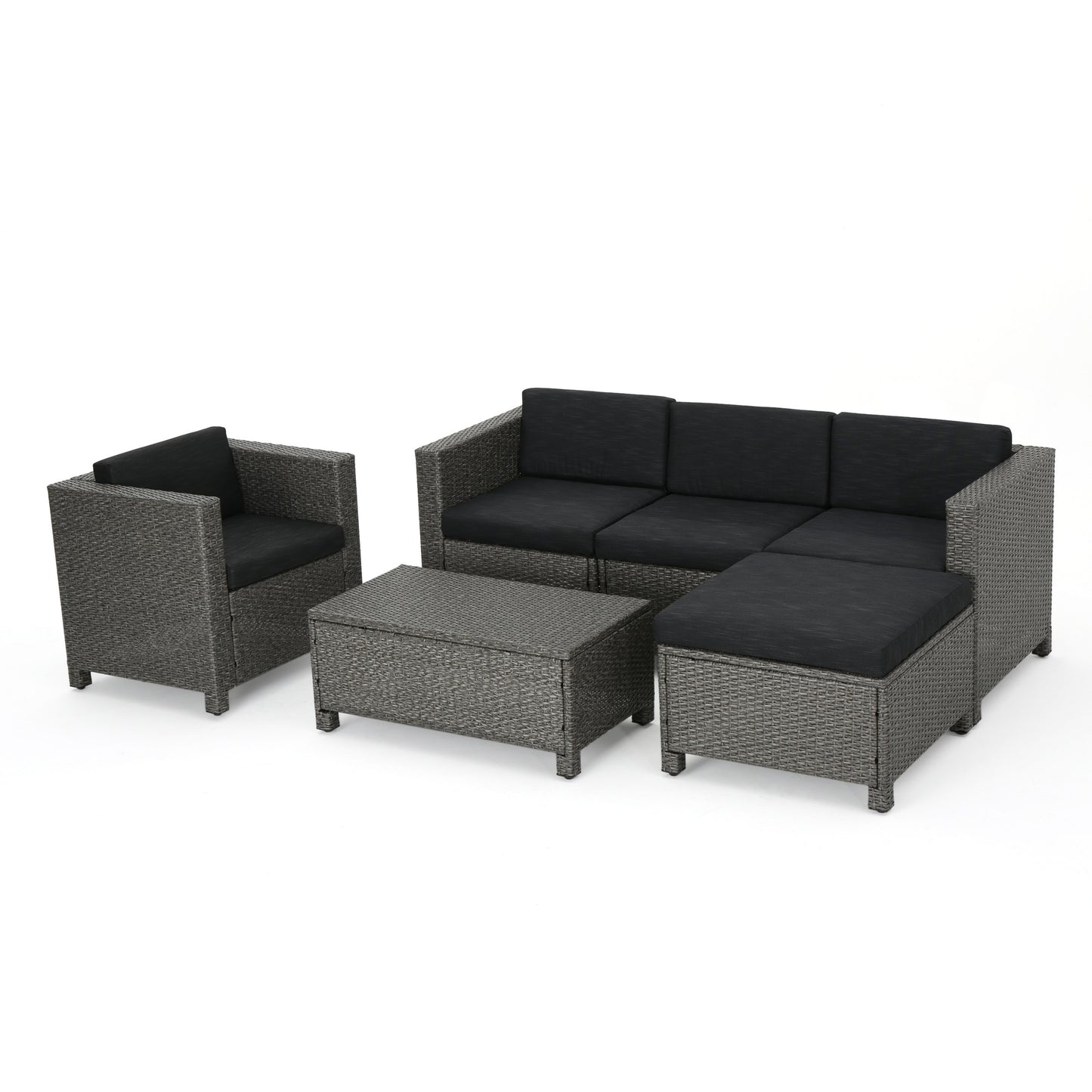 Venice 4-5-Seater Outdoor Sectional with Coffee Table