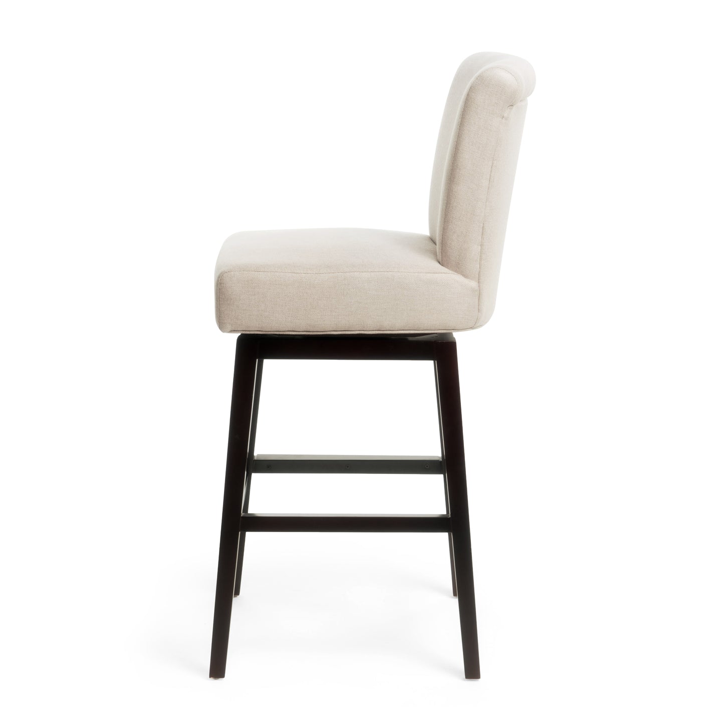 Tristan 32-Inch Wheat Fabric Swivel Barstool