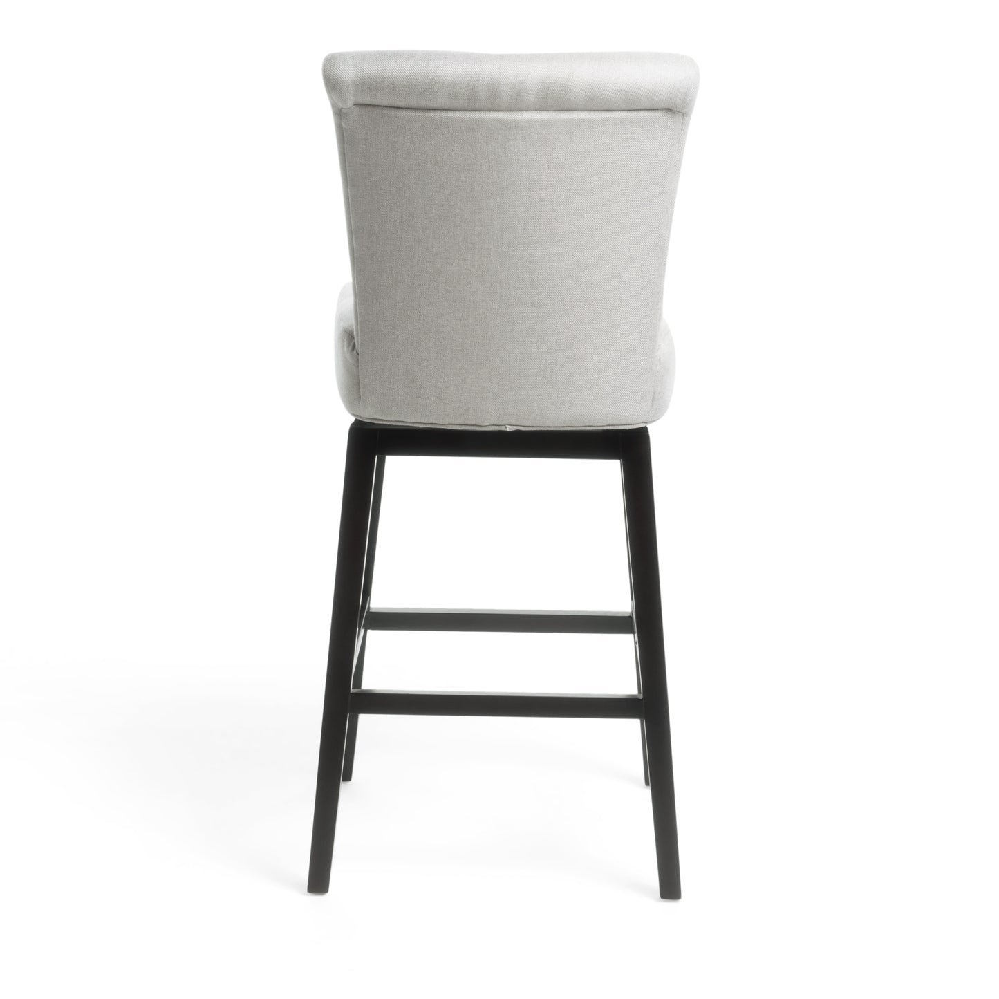 Tristan 28-Inch Fabric Swivel High Back Counter Stool