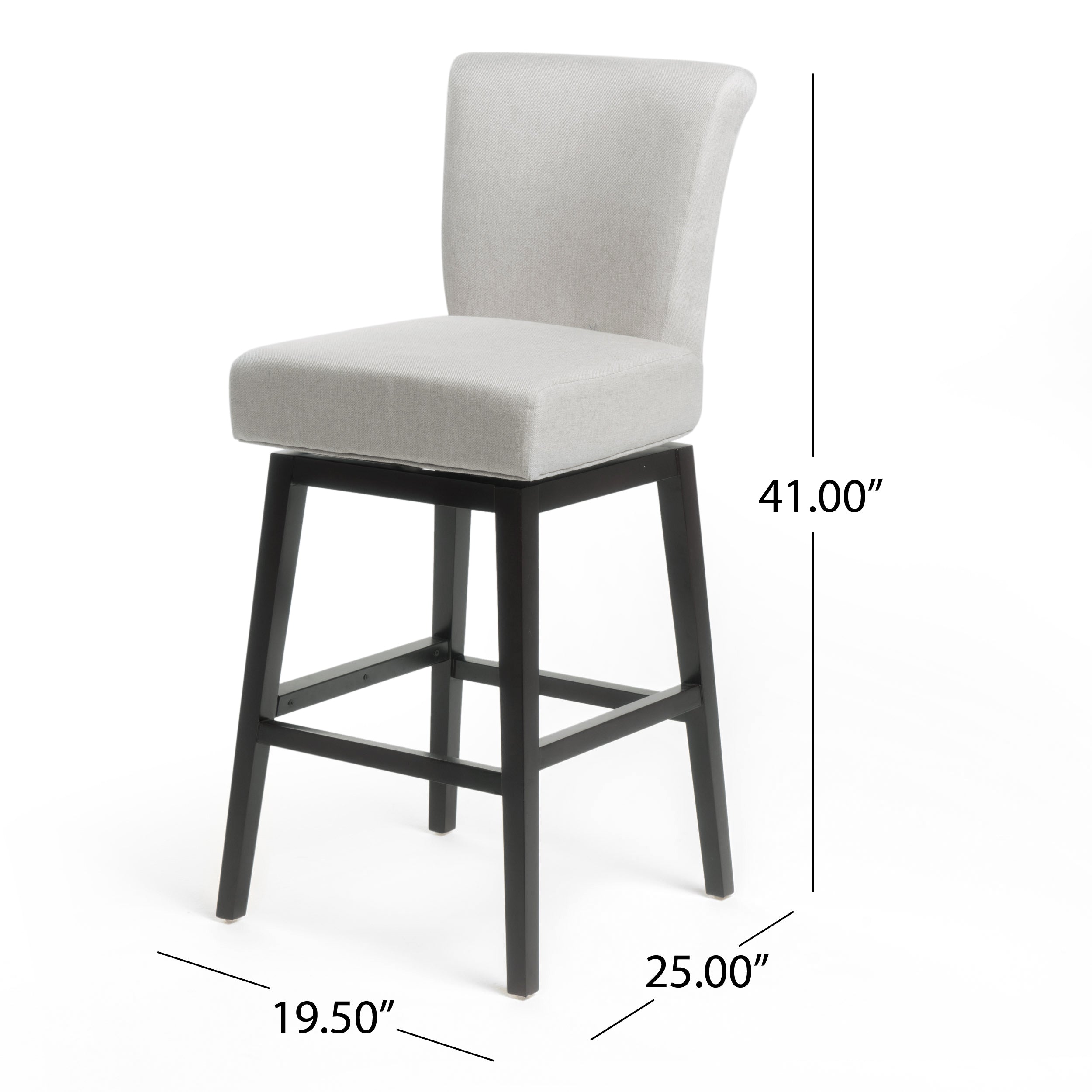 Kuka home counter stool with online back