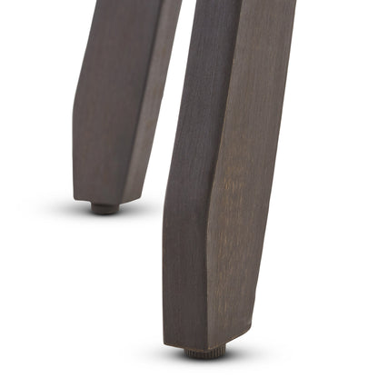 Primrose 30-Inch Outdoor Dark Grey Finished Acacia Wood Barstools