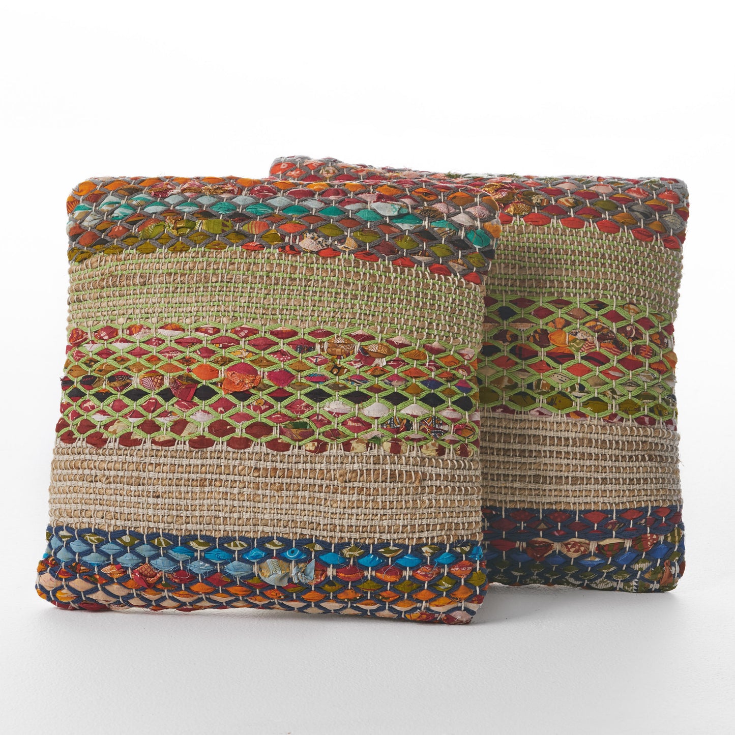Layson Handcrafted Boho Fabric Pillow