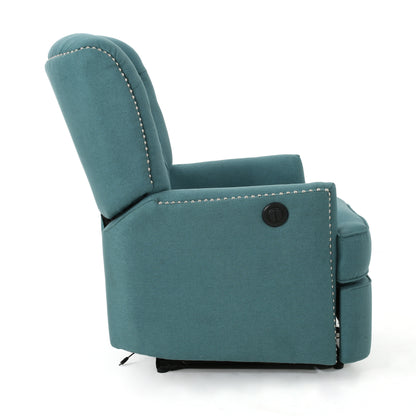 Palermo Tufted Fabric Power Recliner Chair