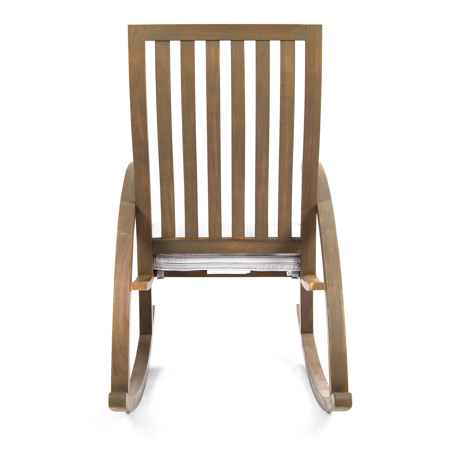 Cattan Outdoor Acacia Wood Rocking Chair with Water Resistant Cushion