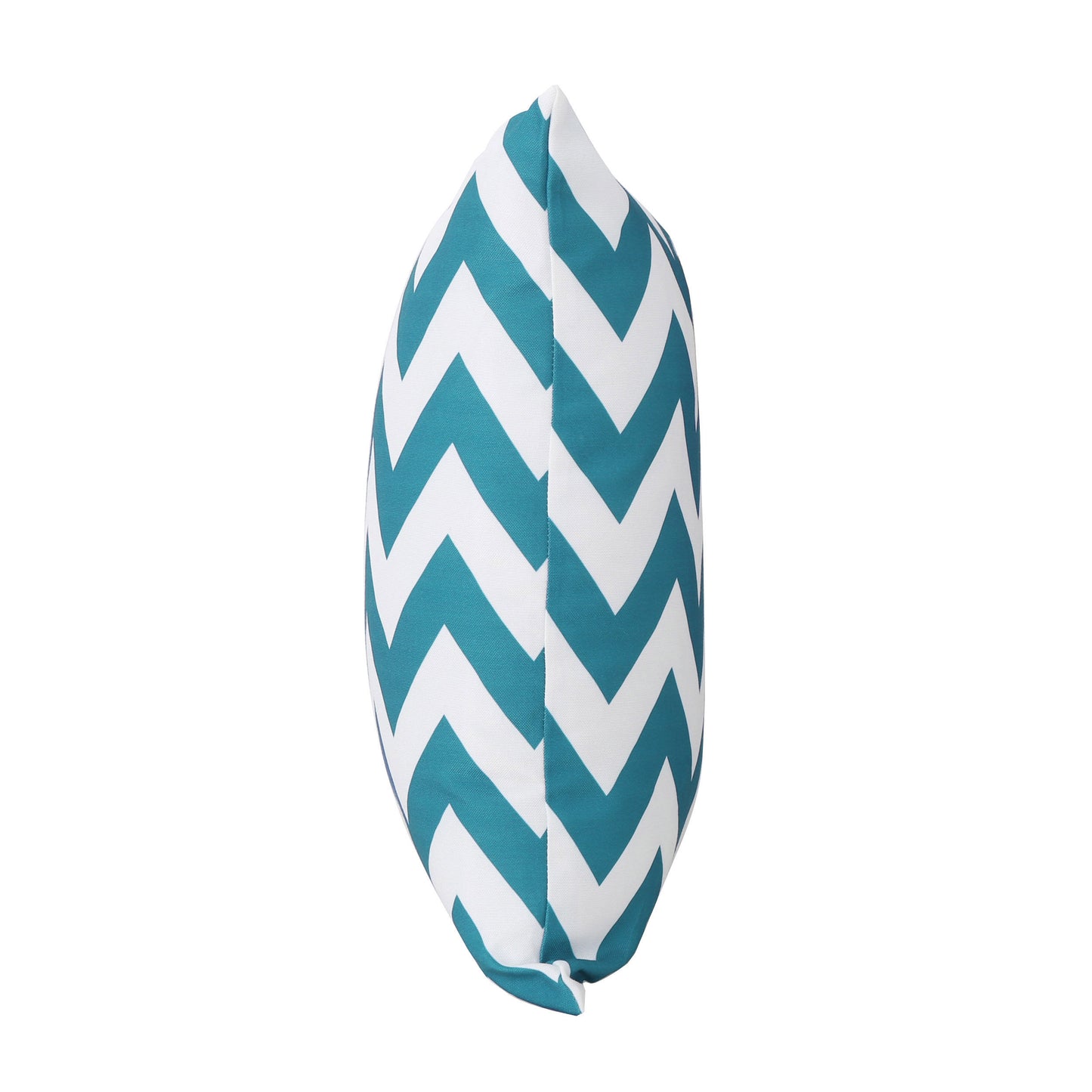Ernest Indoor Zig Zag Striped Water Resistant Square Throw Pillow