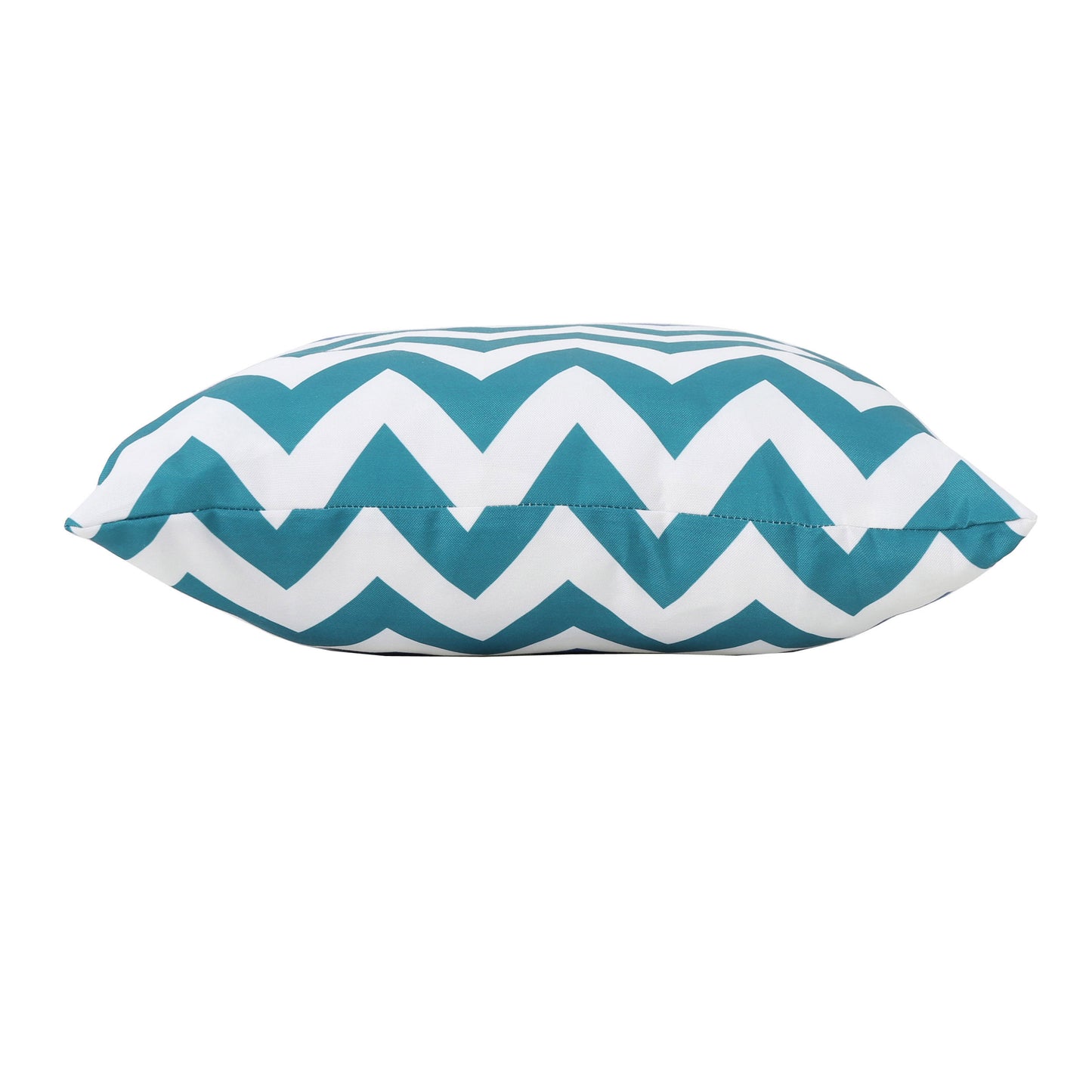 Ernest Indoor Zig Zag Striped Water Resistant Square Throw Pillows (Set of 2)