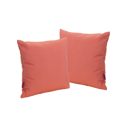 Kaffe Indoor Red Water Resistant Square Throw Pillow
