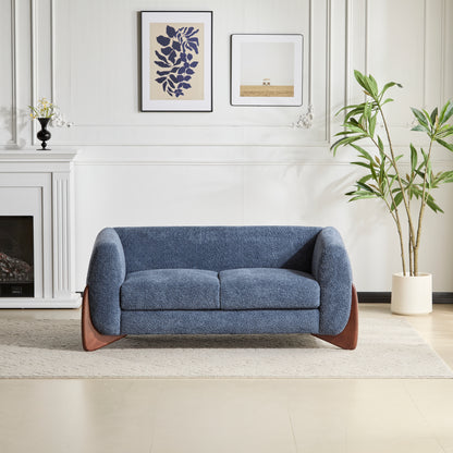 Amberlyn Modern Upholstered Loveseat