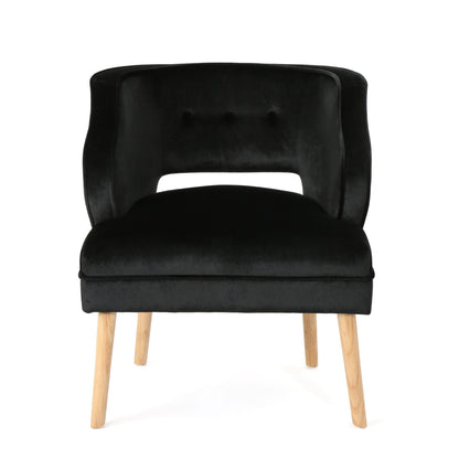 Michaela Mid Century Modern Velvet Accent Chair
