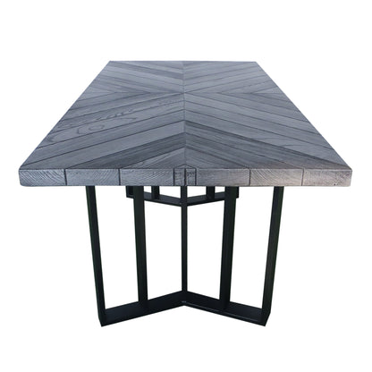 Santa Rosa Outdoor Finish Light Weight Concrete Dining Table