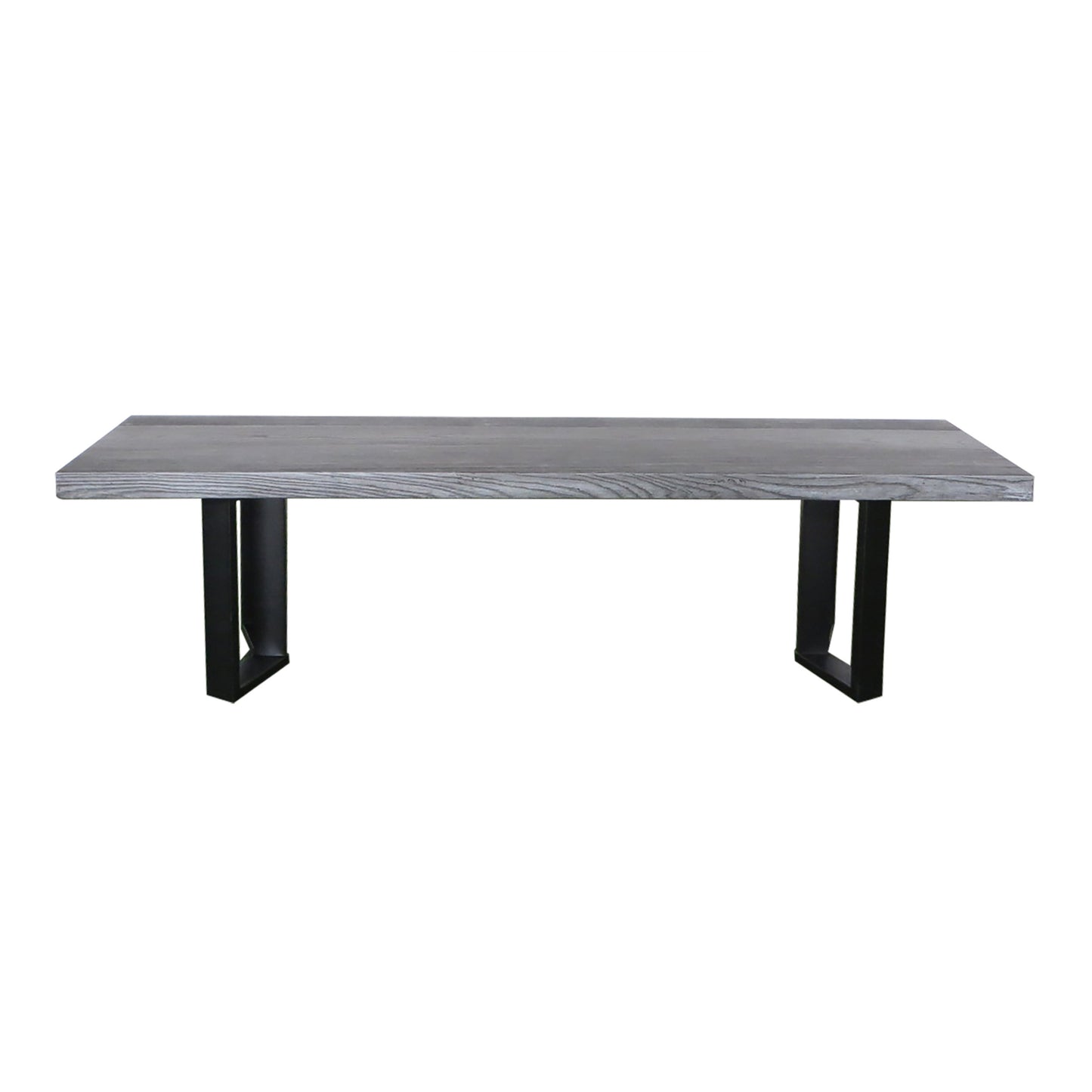 Santa Rosa Outdoor Finish Light Weight Concrete Dining Bench