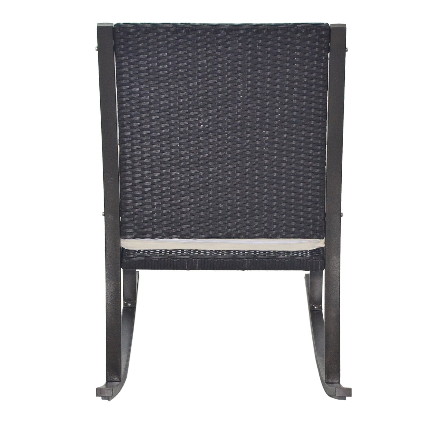 Muriel Outdoor Wicker Rocking Chair with Cushion
