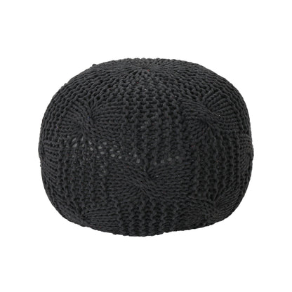 Simi Knitted Cotton Pouf