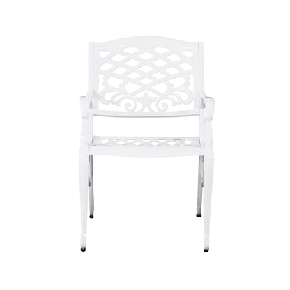 Tsa Outdoor Cast Aluminum Arm Chair (Set of 2)