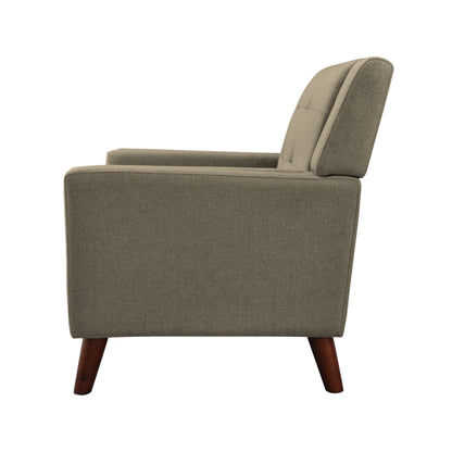 Anvith Mid Century Modern Fabric Arm Chair