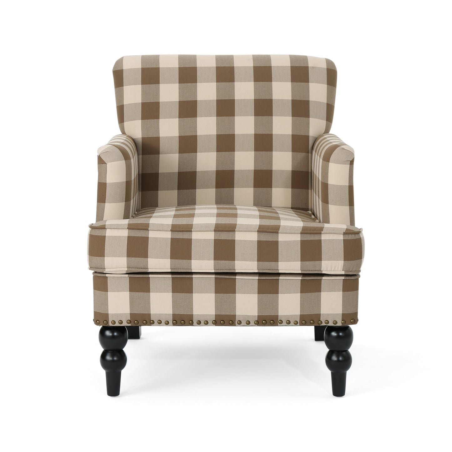 Eve Tufted Fabric Club Chair