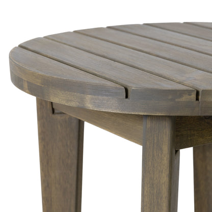 Parker Outdoor 16-inch Acacia Wood Side Table