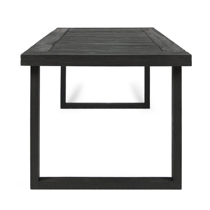Paz Outdoor 69-inch Acacia Wood Dining Table