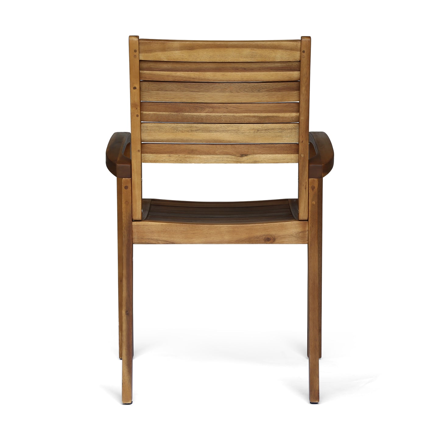 Watts Outdoor Acacia Wood Dining Chairs (set of 2)