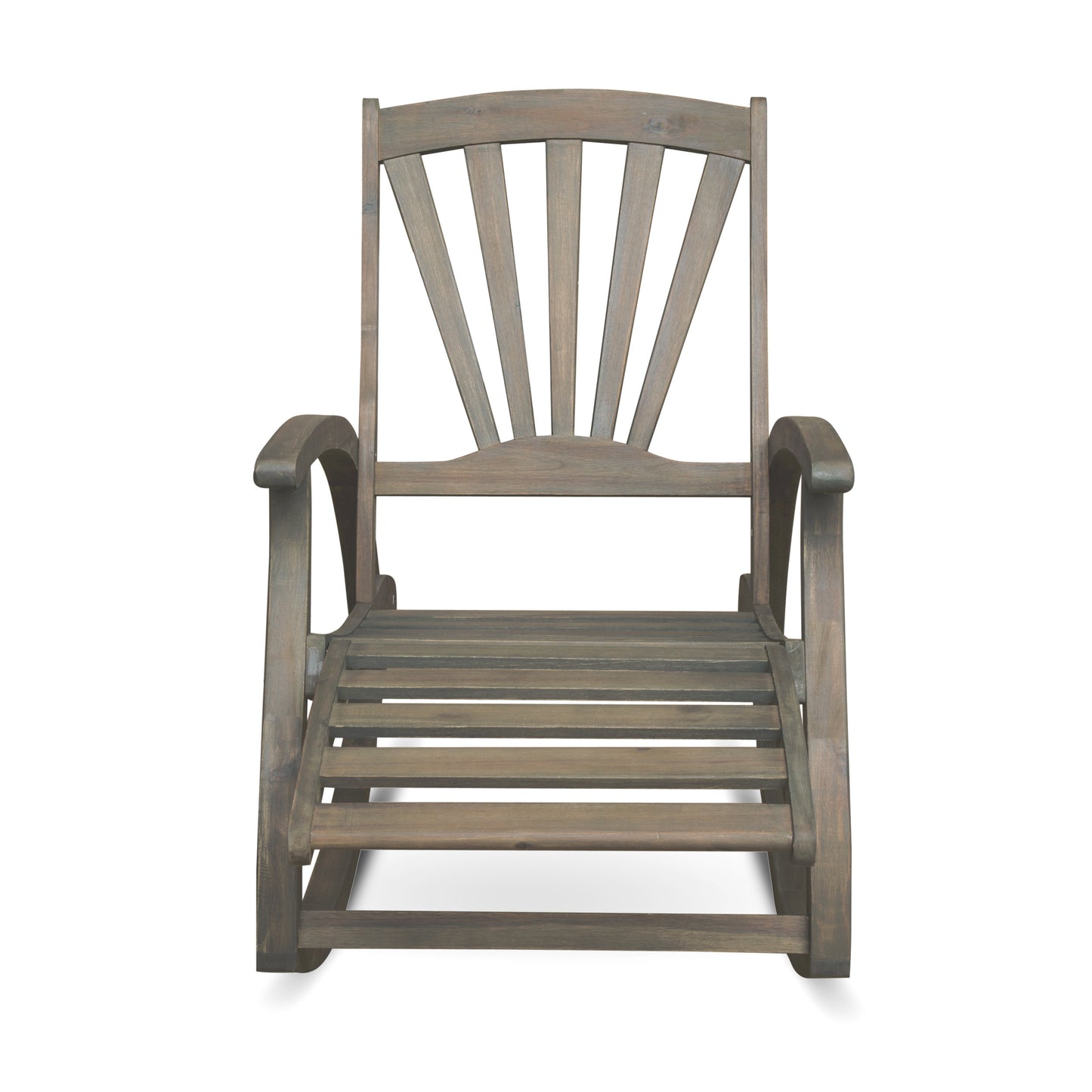 Lee Outdoor Rustic Acacia Wood Recliner Rocking Chairs (Set of 2)