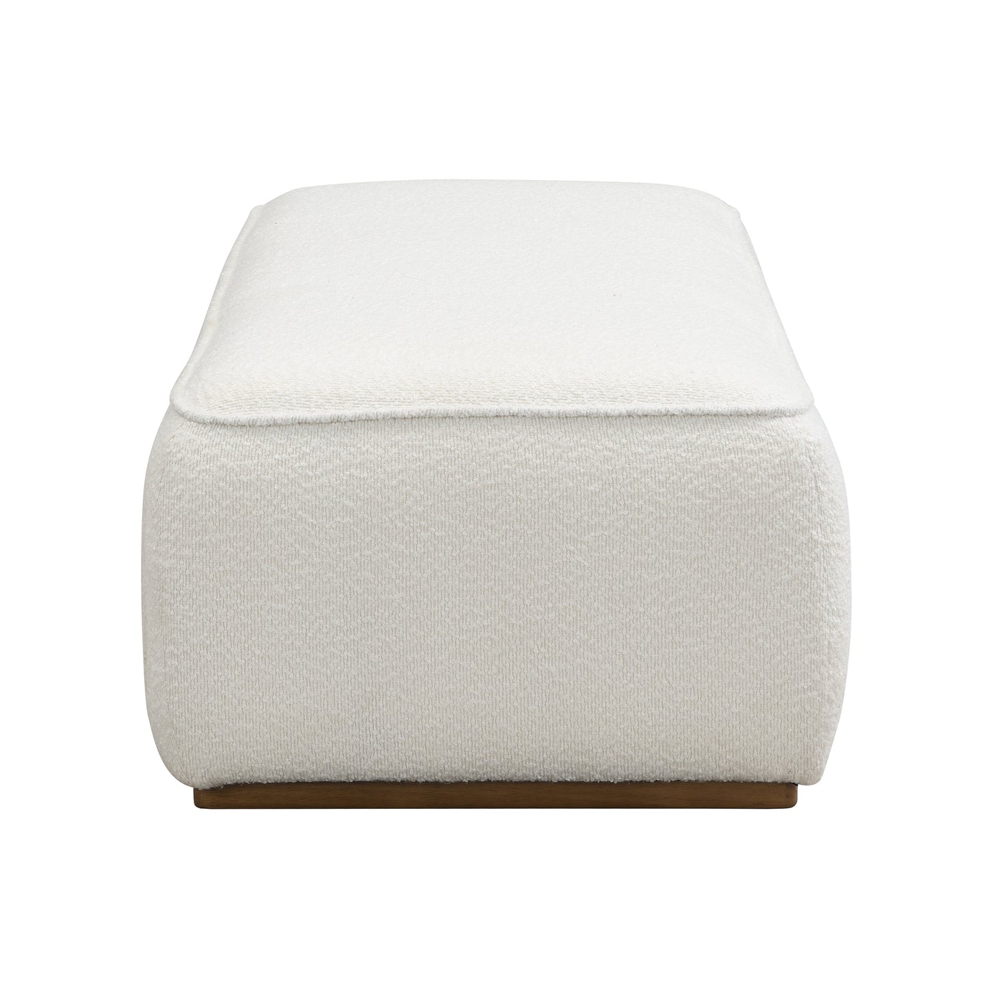 Narethiel Comfort 52" Grainy Fabric Footstool - Versatile Ottoman,Beige