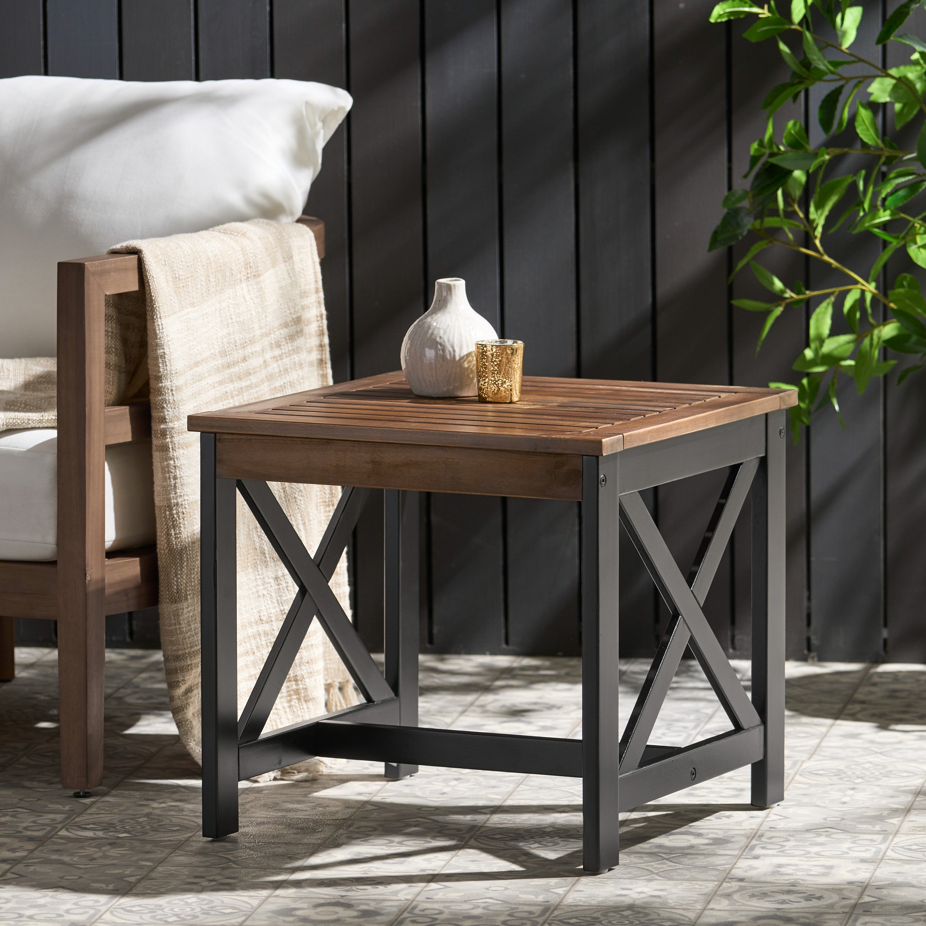 Farmhouse style deals end tables