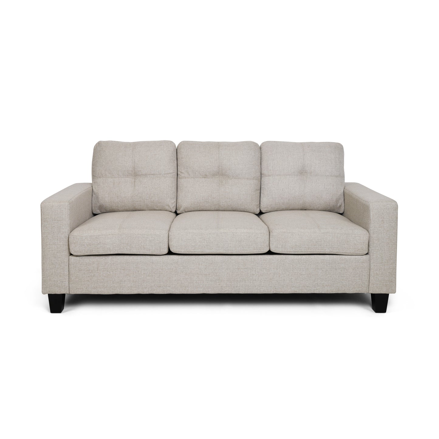 Viviana Three Seater Sofa with Wood Legs