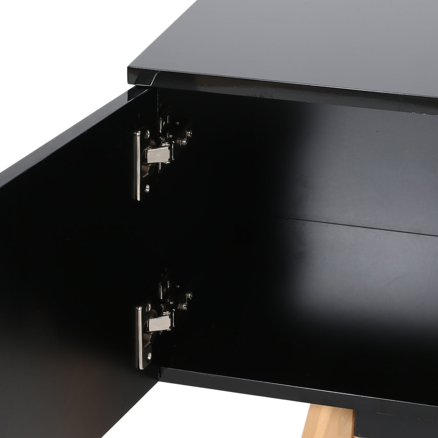 Rubani Mid Century Modern 2 Cabinets & Shelves TV Stand